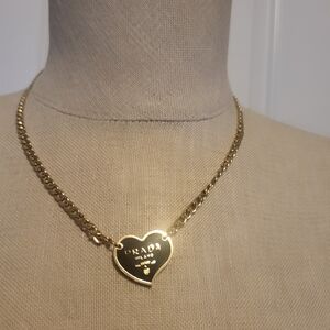 Fashion Jewelry Gold Heart Necklace